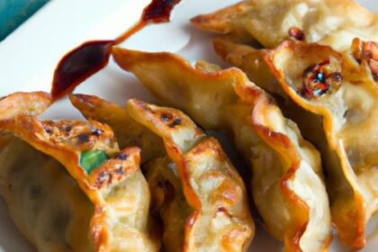 Sweet Plantain Gyoza: A Spicy Honey Glaze Adventure