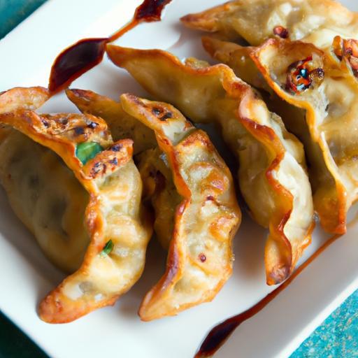 Sweet Plantain Gyoza: A Spicy Honey Glaze Adventure