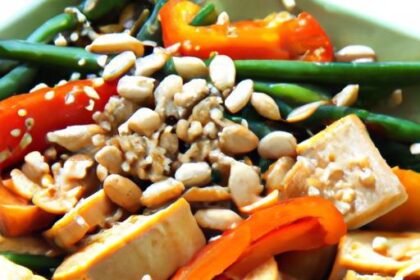 Spicy Peanut Tofu Buddha Bowl: A Flavorful Power Meal
