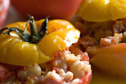 Hearty Stuffed Tomatoes: A Wholesome Dinner Delight
