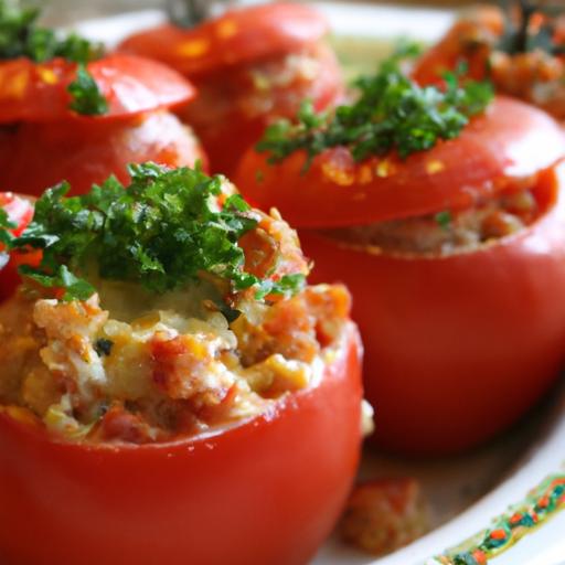Hearty Stuffed Tomatoes: A Wholesome Dinner Delight