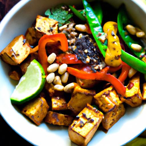 Spicy Peanut Tofu Buddha Bowl: A Flavorful Power Meal