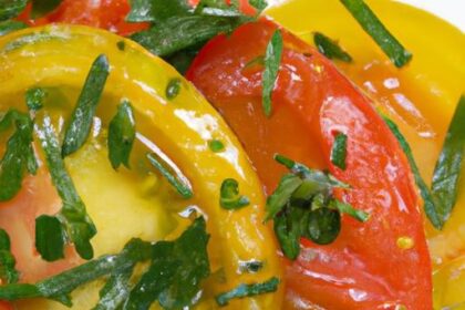 Slow-Roasted Tomatoes with Olive Oil & Basil: A Flavor Journey