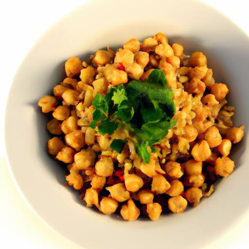 Golden Glow: Wholesome Turmeric Chickpea & Barley Bowl