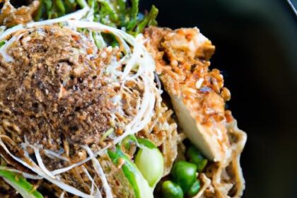 Mole Ramen Magic: Shredded Chicken Meets Toasted Sesame Seeds