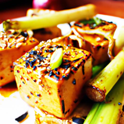 Savor Grilled Tofu: A Flavorful Miso-Glazed Delight