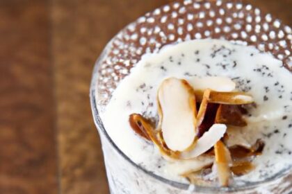 Creamy Vanilla Chia Pudding with Almond Milk Delight
