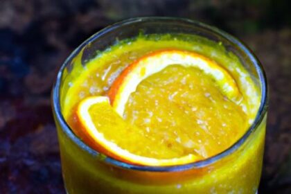 Boost Your Health: Orange & Turmeric Immunity Shot Power
