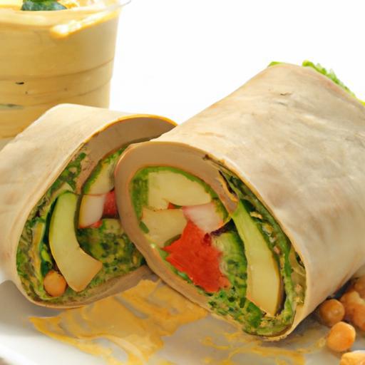 Wholesome Hummus & Avocado Veggie Wrap: A Fresh Delight