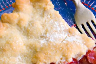 Delectable Shortbread Pie: Berry & Apple Filling Delight