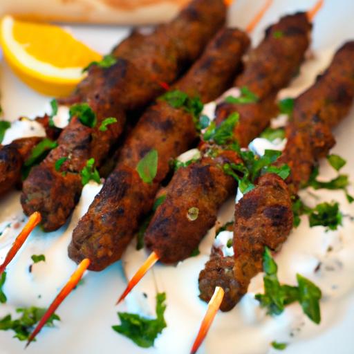 Savor the Flavor: Lamb Kofta Skewers with Cool Tzatziki