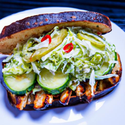 Savor the Bold Flavors of BBQ Tempeh & Cabbage Slaw Sandwich