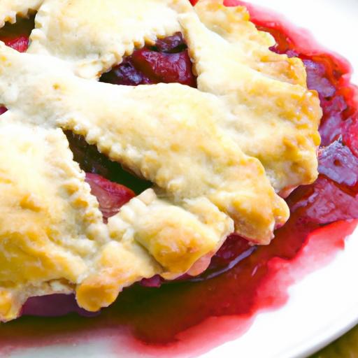 Delectable Shortbread Pie: Berry & Apple Filling Delight