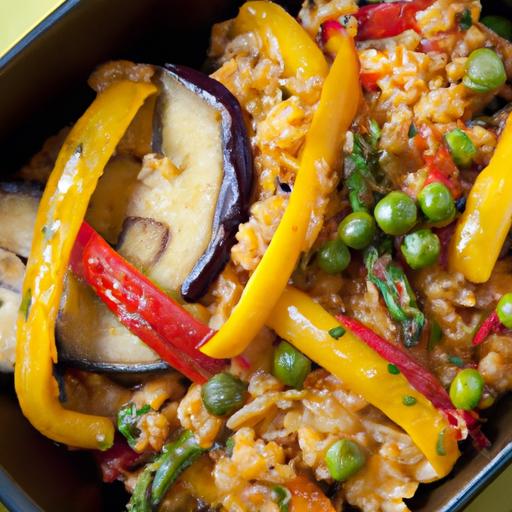 Spicy Fusion Feast: Kimchi Fried Rice in Poblano Peppers