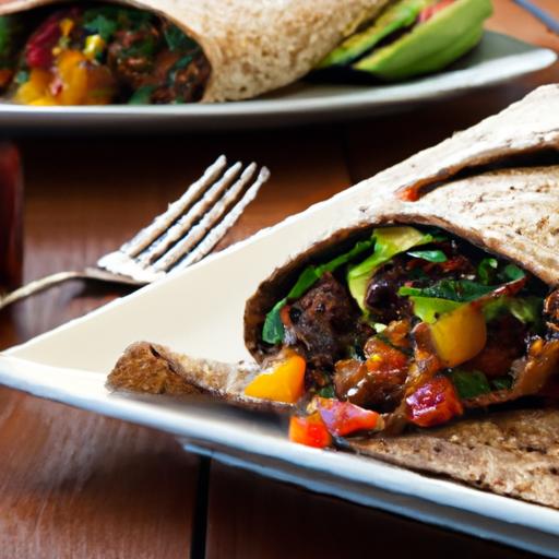 Smoky Black Bean & Avocado Burrito: A Flavorful Twist