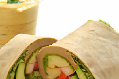 Wholesome Hummus & Avocado Veggie Wrap: A Fresh Delight