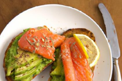 Avocado & Salmon Toast: A Nutritious Whole-Grain Delight