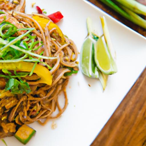 Zesty Cilantro-Lime soba Noodles with Smoky Chipotle Tofu