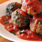Savory Baked Turkey Meatballs in Zesty Marinara Sauce