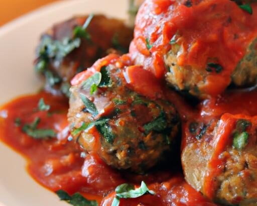Savory Baked Turkey Meatballs in Zesty Marinara Sauce