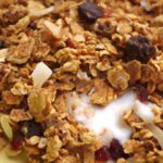 Crunchy Homemade Granola with Nuts & Coconut Flakes