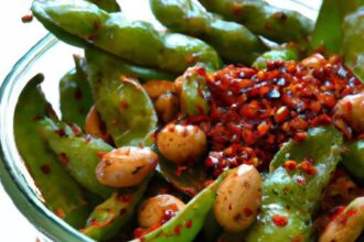 Spicy Edamame Delight: Chili & Sea Salt Snack Twist