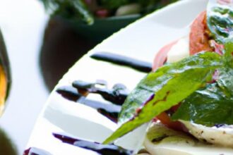 Elevate Your Caprese Salad with a Rich Balsamic Glaze