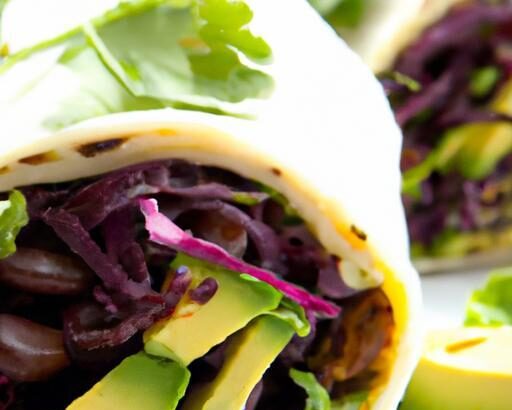 Power-Packed Black Bean & Avocado Wraps: A Healthy Twist