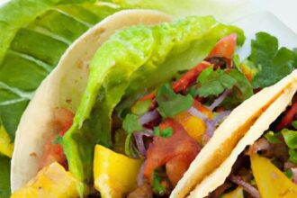 Jamaican Jerk Bulgogi Tacos with Zesty Tropical Salsa Delight