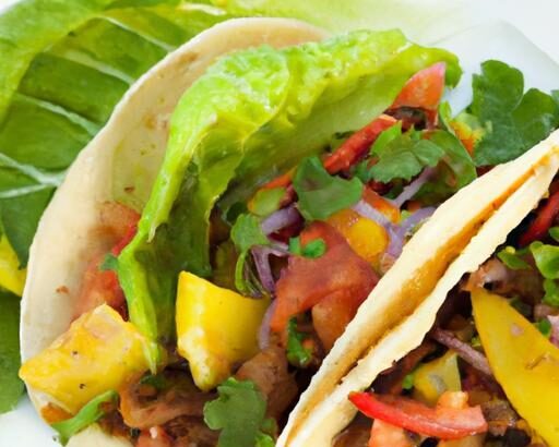 Jamaican Jerk Bulgogi Tacos with Zesty Tropical Salsa Delight