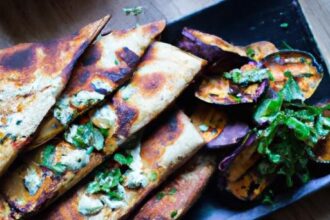 Smoky Charred Eggplant & Creamy Tahini Flatbread Delight