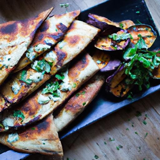 Smoky Charred Eggplant & Creamy Tahini Flatbread Delight