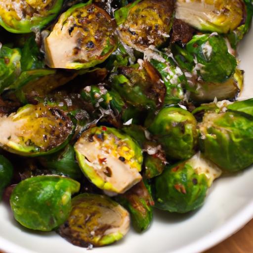 Crispy Smashed Brussels Sprouts with Balsamic & Parmesan Flair
