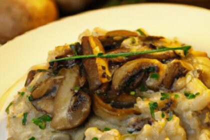 Savor the Creamy Delight of Classic Mushroom Risotto