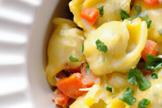 One-Pan Cheesy Tortellini Skillet: Easy Comfort Feast
