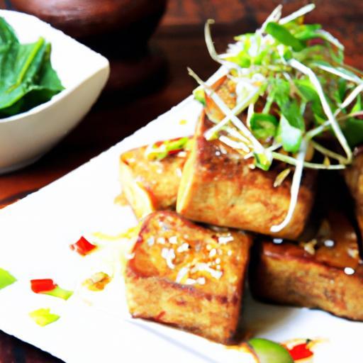 Crunchy Baked Tofu Stir-Fry with Savory Tamari Sauce Delight