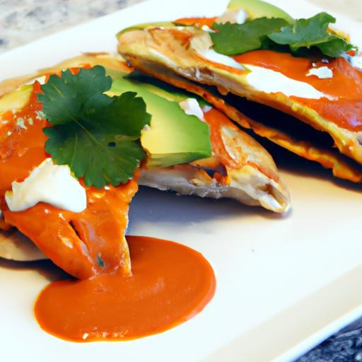Fusion Flavor: Kimchi Quesadillas with Spicy Gochujang Crema