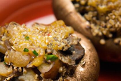 Hearty Quinoa-Stuffed Portobello Mushrooms: A Flavorful Delight