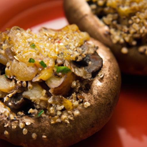 Hearty Quinoa-Stuffed Portobello Mushrooms: A Flavorful Delight