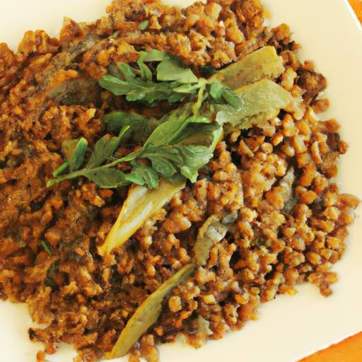 Aromatic Cumin Lentil & Bulgur Pilaf: Flavorful Fusion