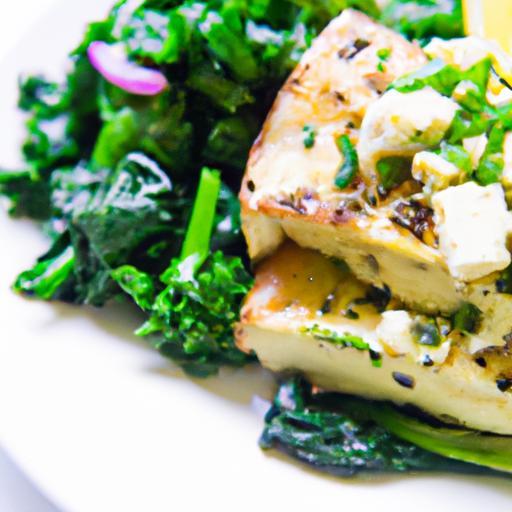 Golden Tofu Scramble with Spinach & Nutritional Yeast Boost