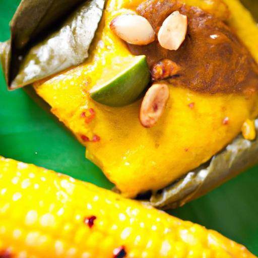 Golden Turmeric Coconut Tamales with Zesty Mango Kick