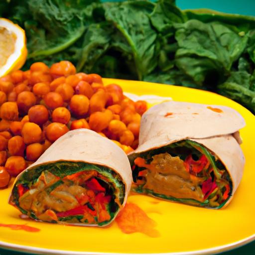 Wrap It Up: Nutritious Collard Green ‍Wraps with Hummus & Veggies
