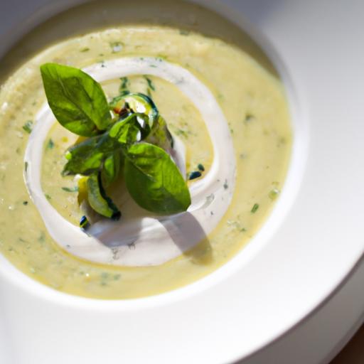 Silky Zucchini Velouté: A creamy Twist on Classic Soup