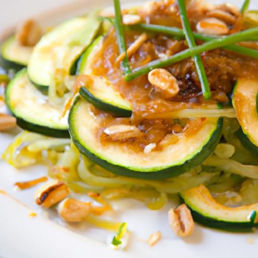 Zucchini Noodle Pad Thai: A Fresh twist with Peanut Sauce