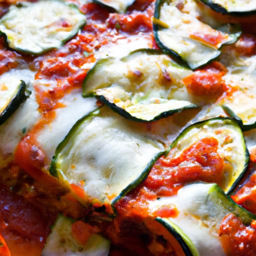 Zucchini⁢ Lasagna Delight: Crafting Homemade Tomato Sauce