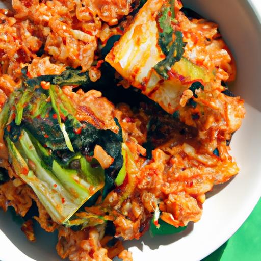 Spice Meets Tradition: Kimchi Fried Rice-Stuffed Poblanos