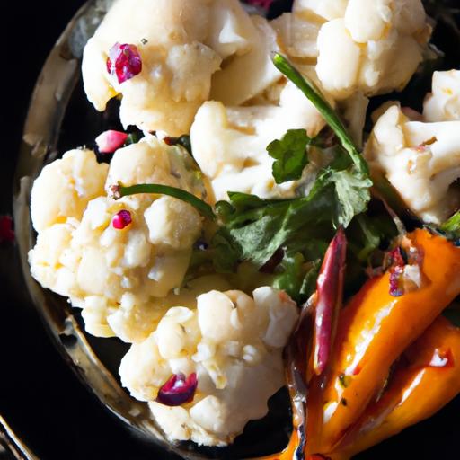 Spice & Sweet: Harissa Cauliflower with Pomegranate Gems