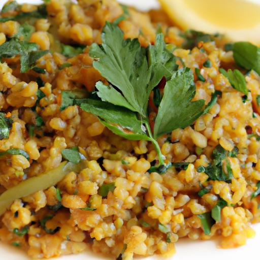 Aromatic Cumin Lentil & Bulgur Pilaf: Flavorful Fusion