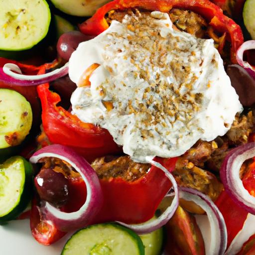 Mediterranean Bliss: Greek-Inspired Buddha Bowl with Tzatziki